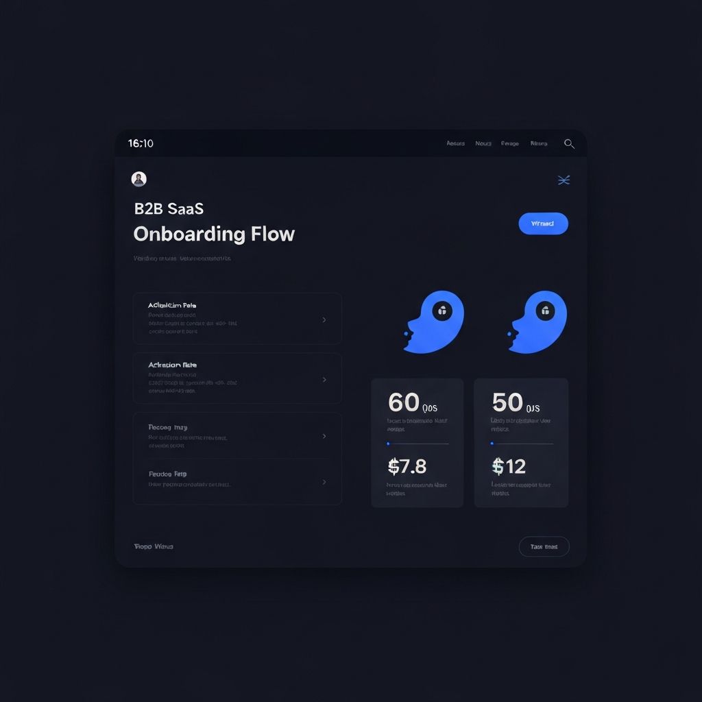 Onboarding funnel showing activation rate improvement